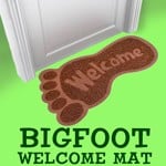 Bigfoot Welcome Door Mat