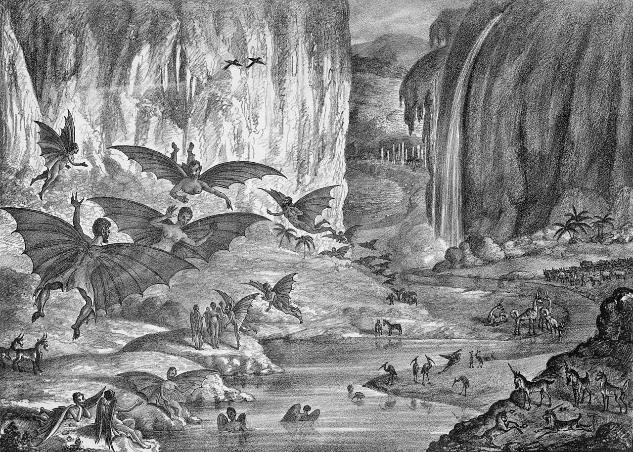 The Great Moon Hoax of 1835: New York Newspaper Put People on the Moon